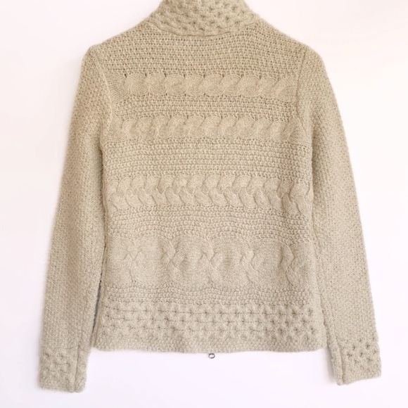 J. Jill Cable Stitch Cardigan Sweater Size XS - Picture 2 of 10